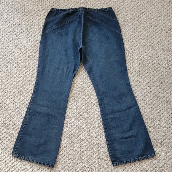 Mavi GRACE Bootleg Flare Jeans No Waistband HTF - Picture 4 of 8